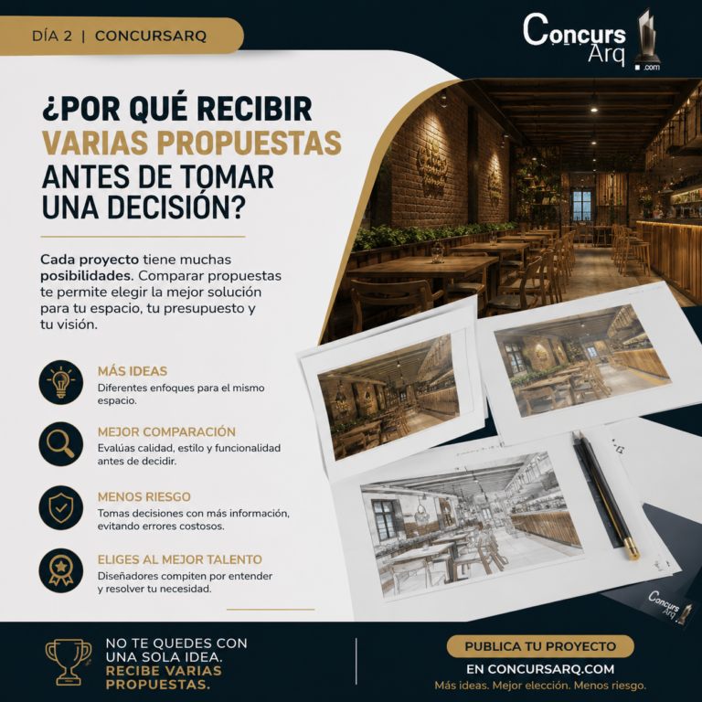 ¿Por qué recibir varias propuestas antes de decidir el diseño de tu proyecto?